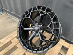 20" Aluwerks Octane Flow formed style wheels Black 6x139.7 fits Ranger, Wildtrak, Raptor 1000KG HIGH LOAD