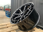 20" Aluwerks Octane Flow formed style wheels Black 6x139.7 fits Ranger, Wildtrak, Raptor 1000KG HIGH LOAD