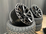 20" Aluwerks Supercharger Flow formed style wheels Black 6x139.7 fits Ranger, Wildtrak, Raptor 1000KG HIGH LOAD