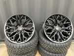 20" Aluwerks Nitro Flow formed style wheels Black 6x139.7 fits Ranger, Wildtrak, Raptor 1000KG HIGH LOAD