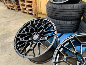 19"  827M G80 CS Sport Style Alloy Wheels Black G series BMW 3 4 5 Series 5x112
