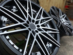 20" Aluwerks Koko wheels Black machined face & barrel fits Audi BMW Mercedes VW T5 T6