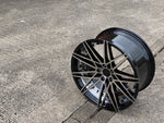 20" Aluwerks Koko wheels Black machined face & barrel fits Audi BMW Mercedes VW T5 T6