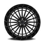 18" Aluwerks Avantgarde wheels Gloss Black 8.0 and 9.0 5x112 fits Mercedes Benz BMW Audi