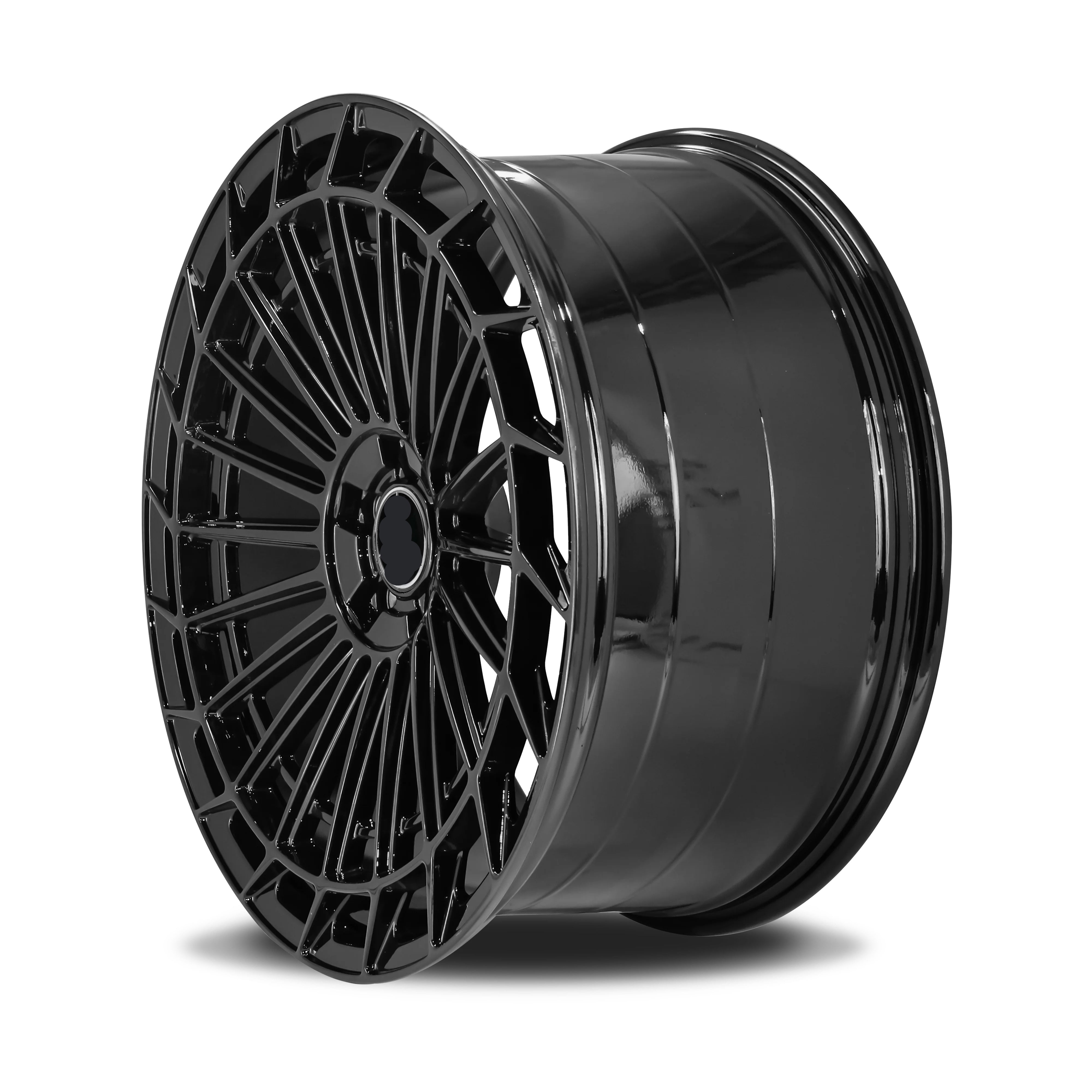 18" Aluwerks Avantgarde wheels Gloss Black 8.0 and 9.0 5x112 fits Mercedes Benz BMW Audi
