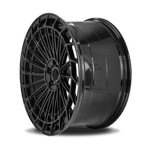 20" Aluwerks Avantgarde wheels Gloss Black 8.5 and 9.5 5x112 fits Mercedes Benz BMW Audi
