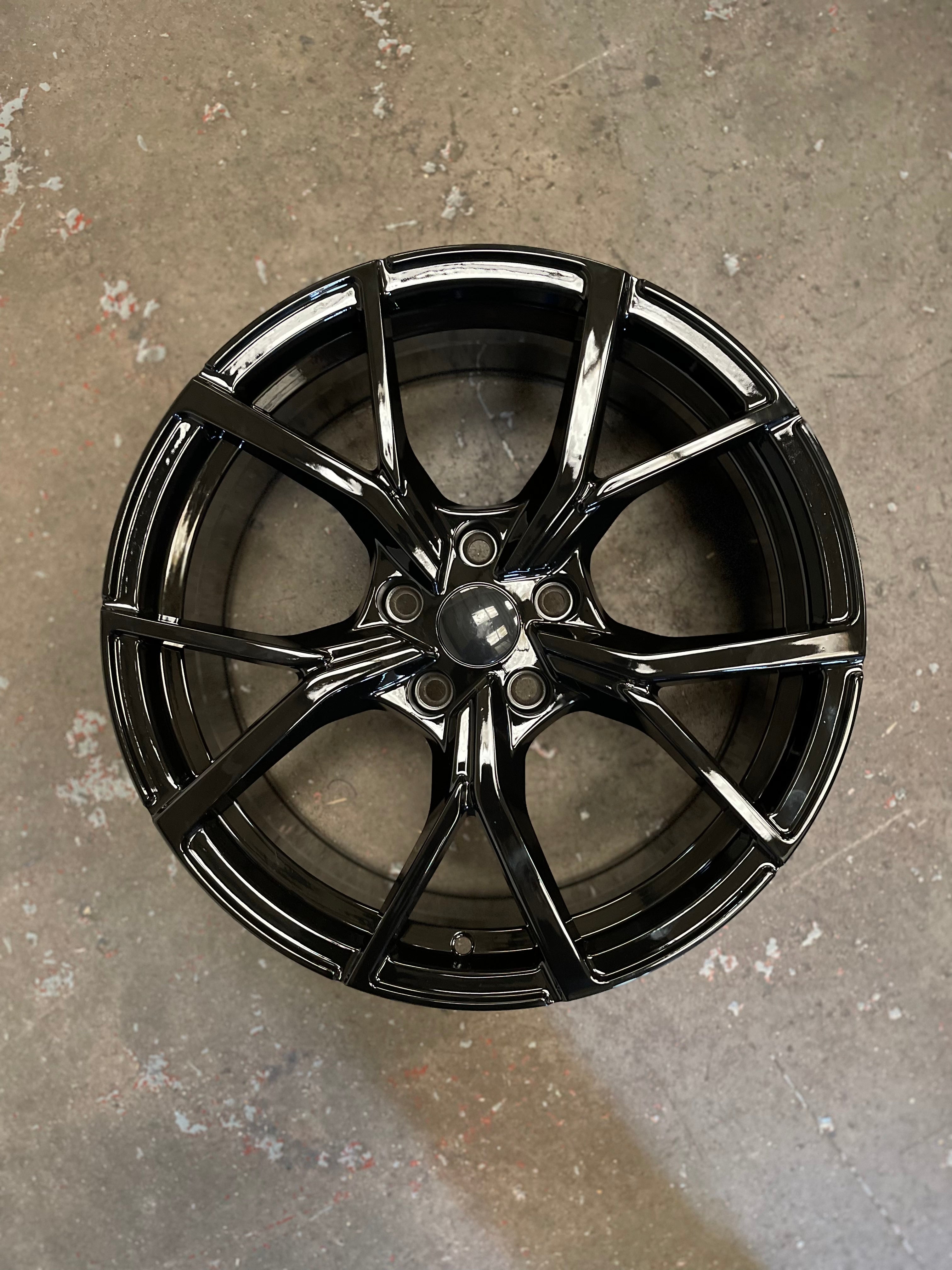 18" Estoril MK8 Gti Golf R style wheels Black 5x112 fits Volkswagen