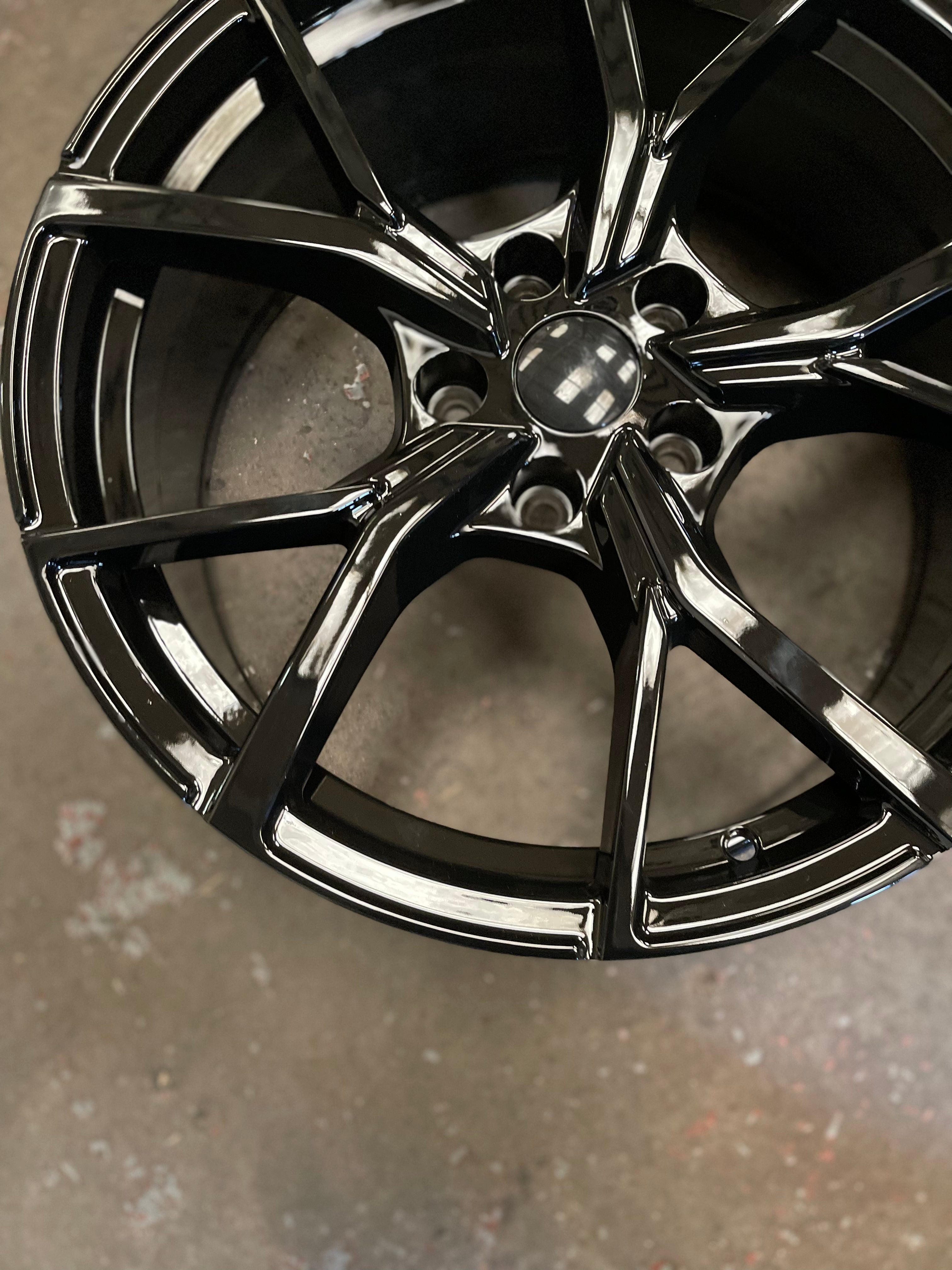 18" Estoril MK8 Gti Golf R style wheels Black 5x112 fits Volkswagen