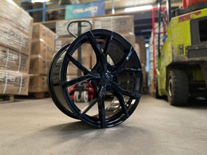 18" Estoril MK8 Gti Golf R style wheels Black 5x112 fits Volkswagen