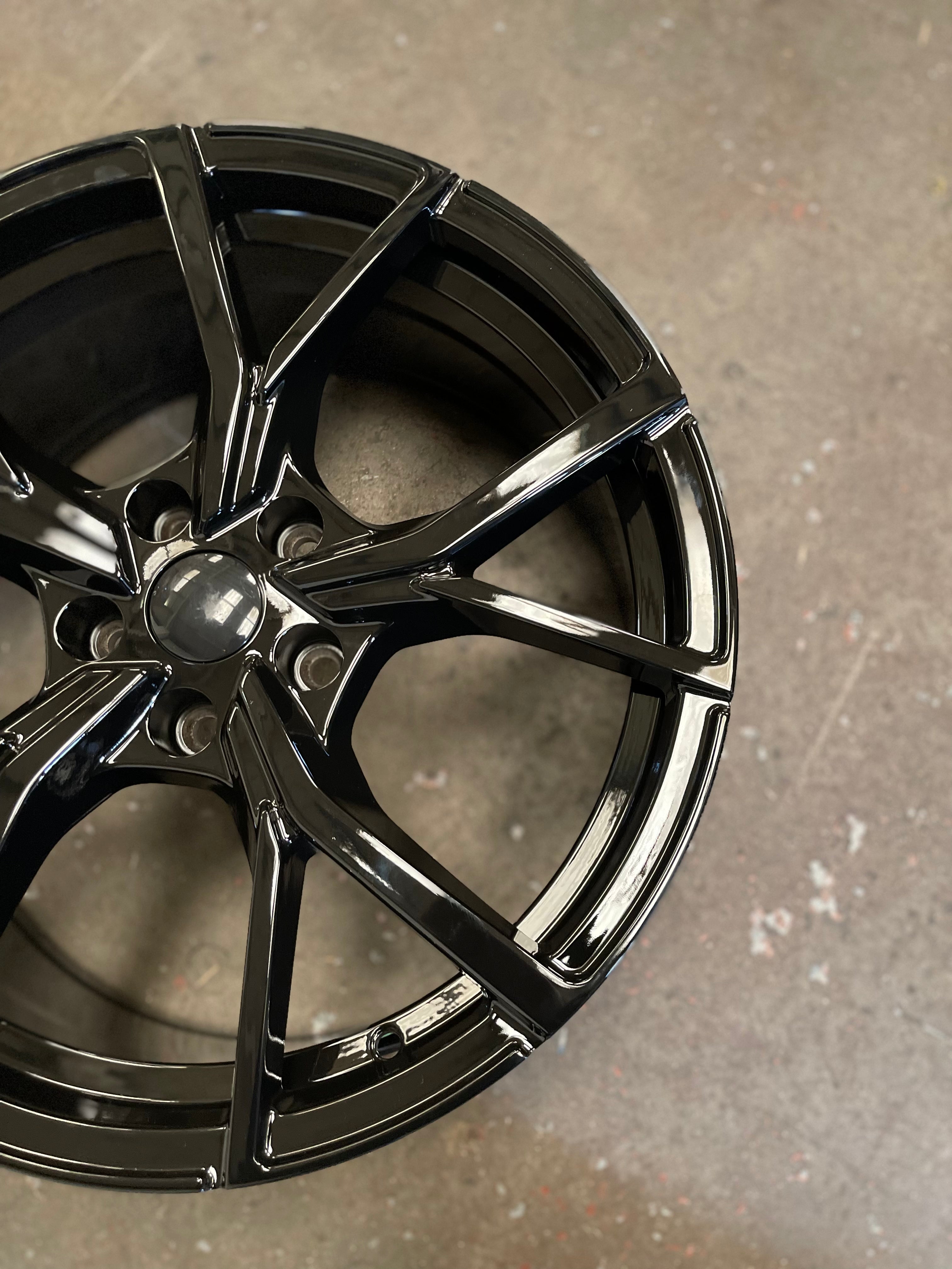 18" Estoril MK8 Gti Golf R style wheels Black 5x112 fits Volkswagen