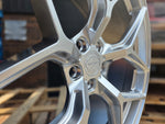 20" Aluwerks XT2-FF wheels Hyper Silver fits Audi BMW Mercedes VW Ford Vauxhall