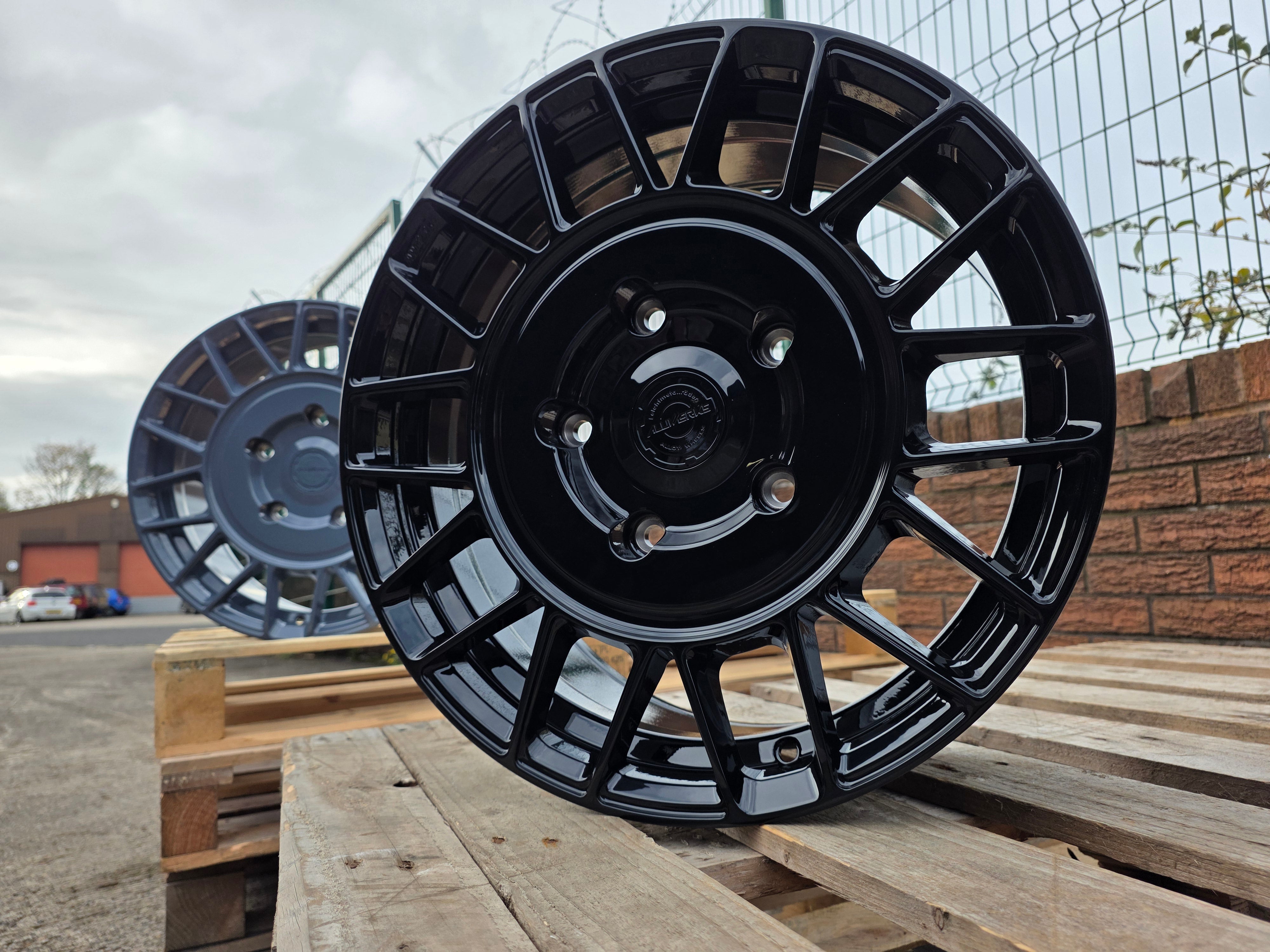 19" Aluwerks Aero RST Transit style wheels Black 5x160 fits Transit Custom Van