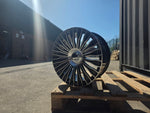 20" Maybach style wheels Gloss Black machined face 8.5 and 9.5 5x112 fits Mercedes Benz BMW Audi