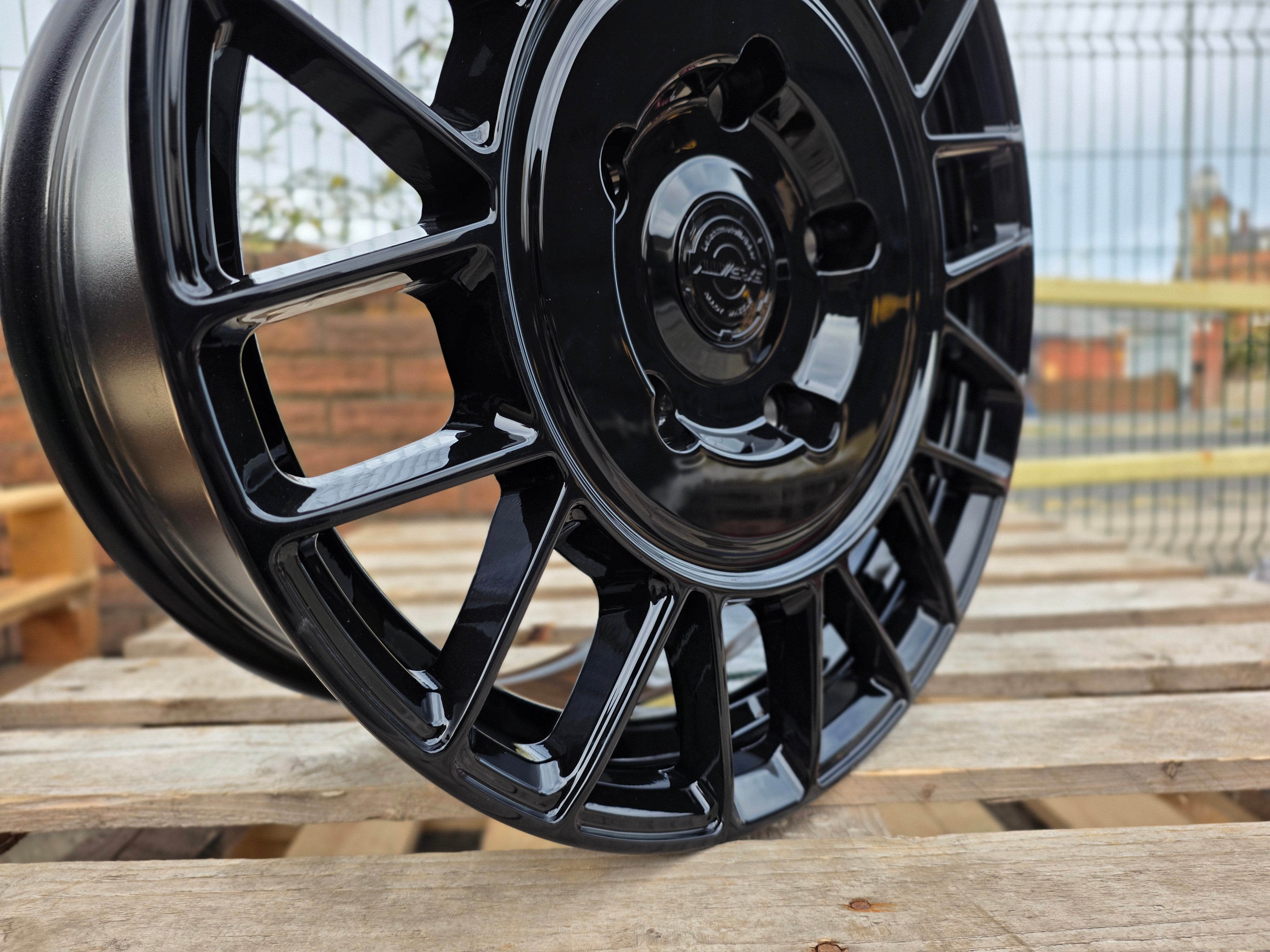 19" Aluwerks Aero RST Transit style wheels Black 5x160 fits Transit Custom Van