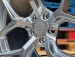 20" Aluwerks XT2-FF wheels Hyper Silver fits Audi BMW Mercedes VW Ford Vauxhall
