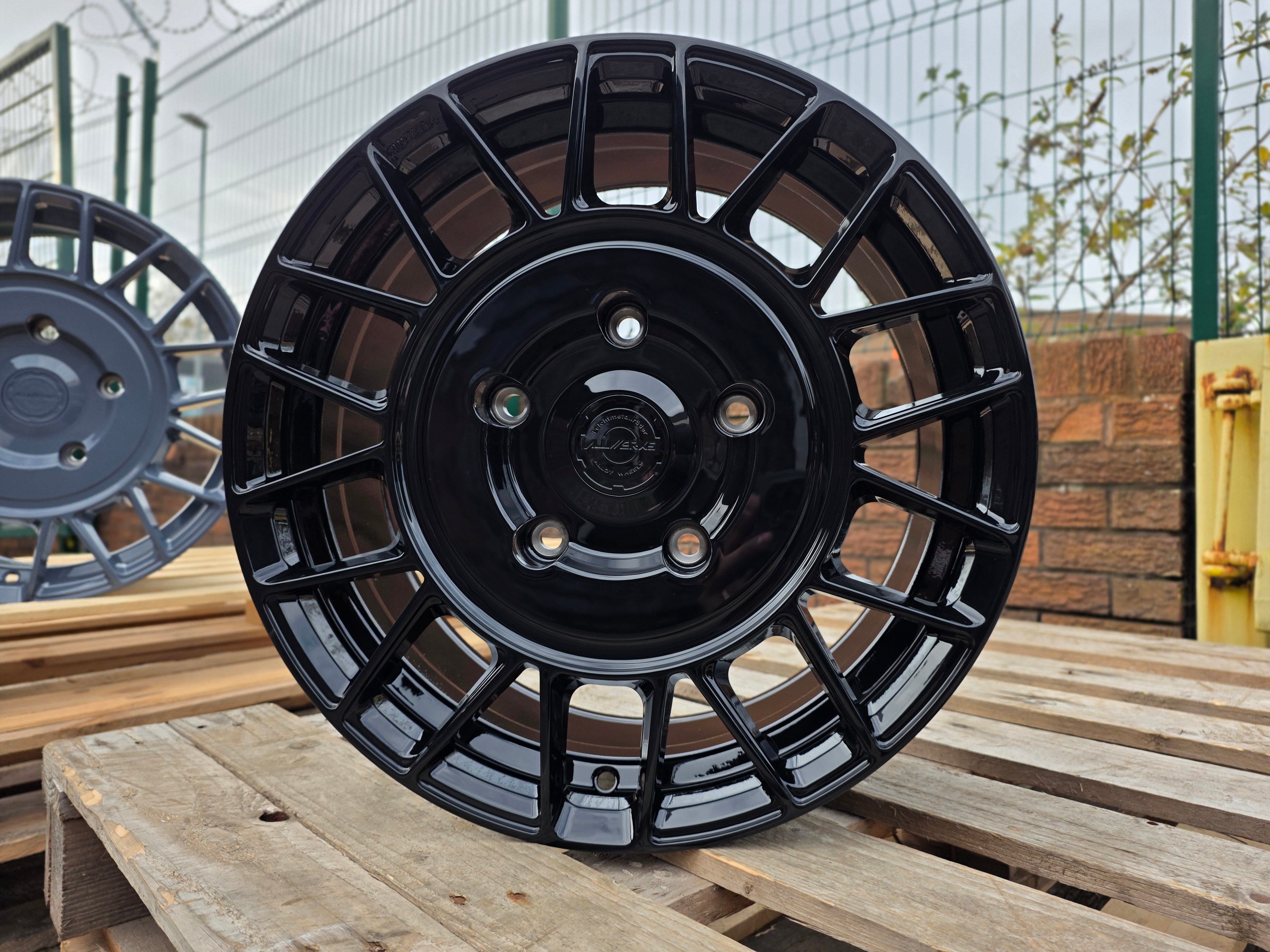 19" Aluwerks Aero RST Transit style wheels Black 5x160 fits Transit Custom Van