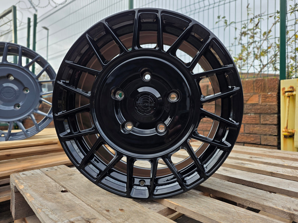 18" Aluwerks Aero RST Transit style wheels Black 5x160 fits Transit Custom Van