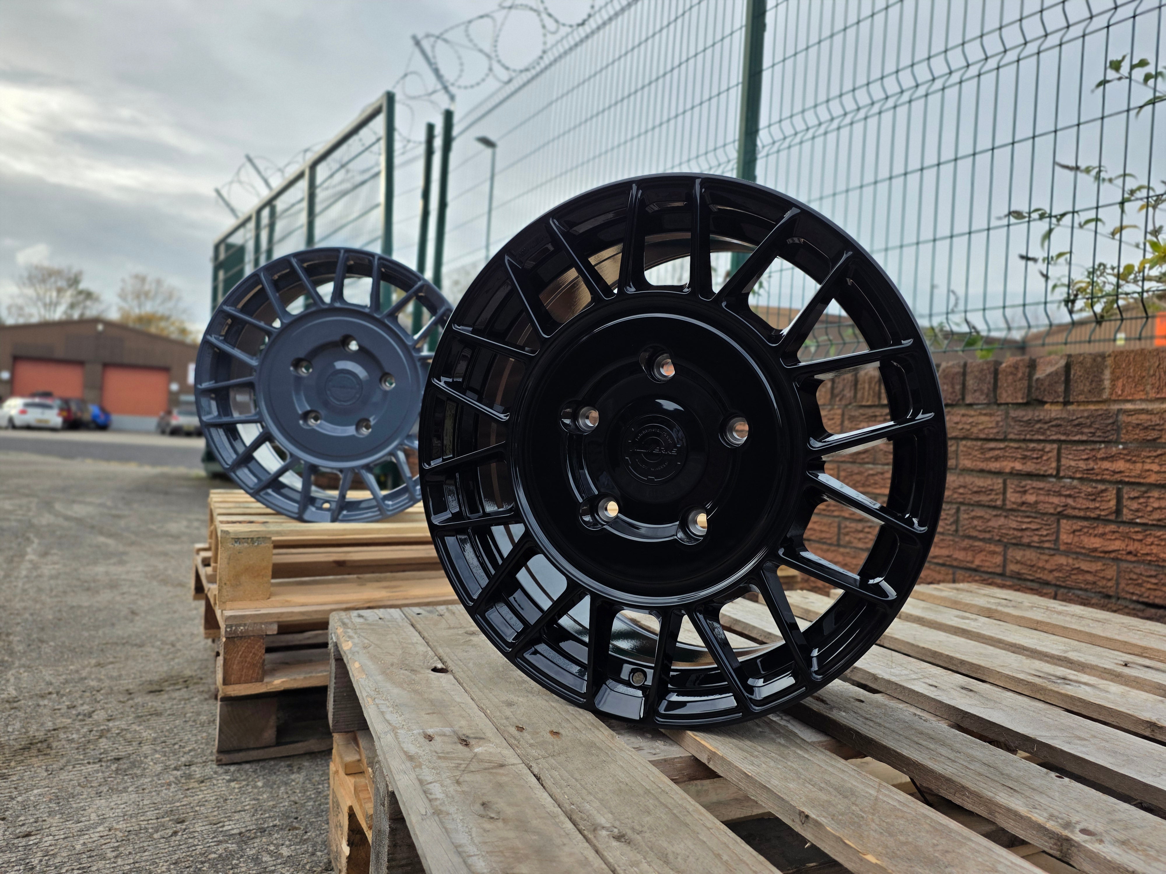 19" Aluwerks Aero RST Transit style wheels Black 5x160 fits Transit Custom Van