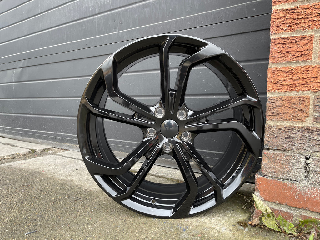 19" TCR Gti Golf R style wheels Black 5x112 fits Volkswagen
