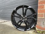 19" TCR Gti Golf R style wheels Black 5x112 fits Volkswagen