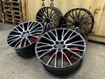 23" Aluwerks Zalaam wheels  Black Polished fits Audi BMW Mercedes Range Rover Defender