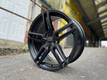 18" Aluwerks TW5 wheels Magneto Black fits Audi BMW Mercedes VW Ford Vauxhall