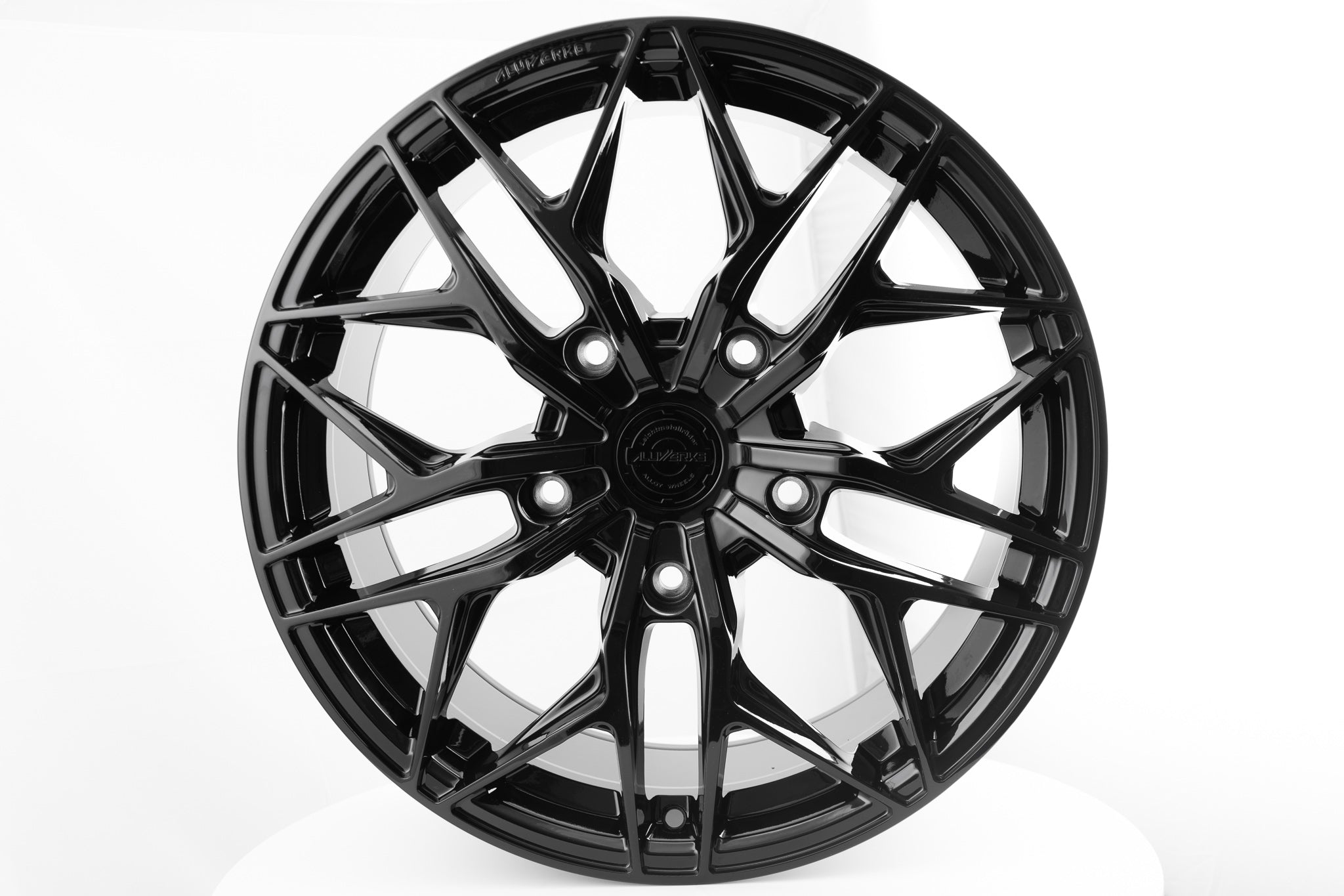 20" Aluwerks XT3 Transit style wheels Gloss Black 5x160 fits Transit Custom Van 1000KG