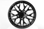 20" Aluwerks XT3 Transit style wheels Gloss Black 5x160 fits Transit Custom Van 1000KG