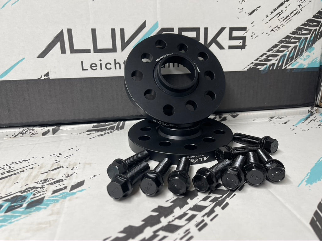 ALUWERKS VOLKSWAGEN/AUDI ALLOY WHEEL FORGED PERFORMACE SPACERS AND BOLTS