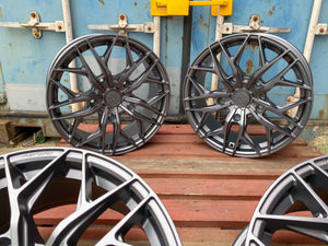 18" Aluwerks XT3 wheels Magneto Grey fits Audi BMW Mercedes VW Ford Vauxhall
