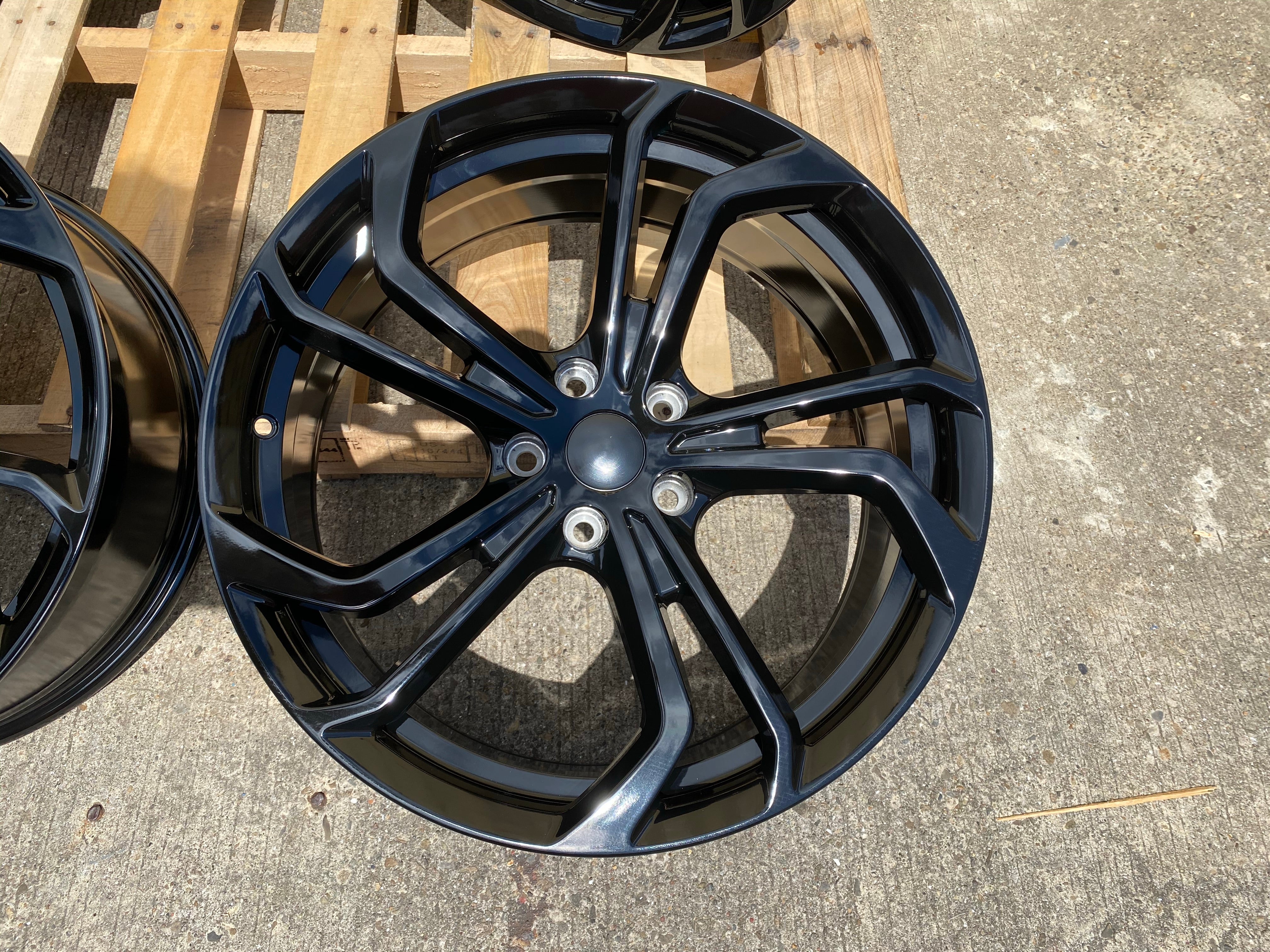 19" TCR Gti Golf R style wheels Black 5x112 fits Volkswagen