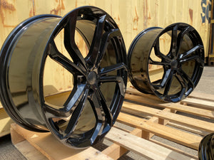 19" TCR Gti Golf R style wheels Black 5x112 fits Volkswagen