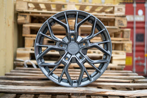 18” Aluwerks XT1-XL Transit style wheels Magneto Grey 5x160 fits Transit Custom Van 1000KG HIGH LOAD