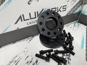 ALUWERKS BMW 5X112 ALLOY WHEEL FORGED PERFORMACE SPACERS AND BOLTS