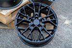 18" Aluwerks XT1- XL Transit style wheels Black 5x160 fits Transit Custom Van 1000KG HIGH LOAD