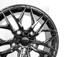 19” Aluwerks XT3 Transit style wheels Gloss Black 5x160 fits Transit Custom Van