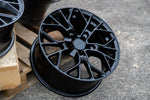 18" Aluwerks XT1- XL Transit style wheels Black 5x160 fits Transit Custom Van 1000KG HIGH LOAD