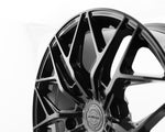 19” Aluwerks XT3 Transit style wheels Gloss Black 5x160 fits Transit Custom Van