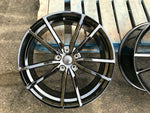 19" Pretoria Gti Golf R style wheels Black 5x112 fits Volkswagen