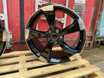 19” Rotor V2 style wheels Black Machined face 5x112 et42 fits Audi A3 VW Golf