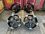 19” Rotor V2 style wheels Black Machined face 5x112 et42 fits Audi A3 VW Golf